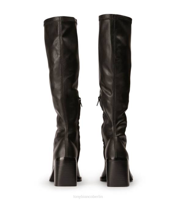 kniehohe Stiefel| de Tony Bianco Frauen Damon-Kalbsstiefel schwarze Venezia 4624425